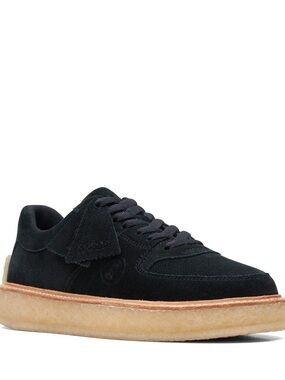 Clarks Original Black Suede Men’s Low-Top Sneaker, Size 9